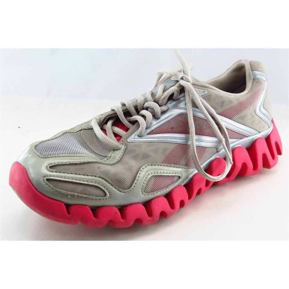 Reebok Running Shoes Silver Synthetic Women 8 Medium